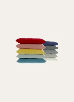 Hot Bouchara GALETTE DE CHAISE UNIE EN COTON ROUGE CERISE