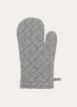 Discount Bouchara GANT DE CUISINE À MOTIFS GÉOMÉTRIQUES GRIS