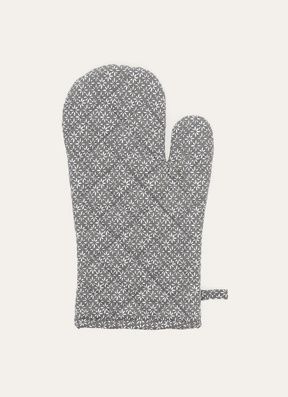 Discount Bouchara GANT DE CUISINE À MOTIFS GÉOMÉTRIQUES GRIS