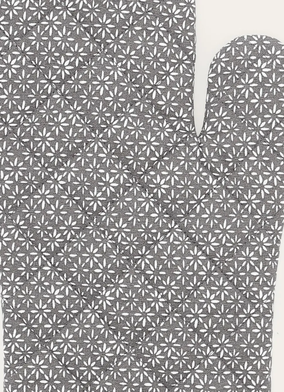 Discount Bouchara GANT DE CUISINE À MOTIFS GÉOMÉTRIQUES GRIS