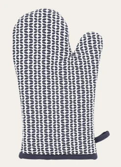 Outlet Bouchara GANT DE CUISINE EN COTON IMPRIMÉ MINI MOTIFS MARINE