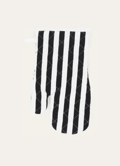 Bouchara GANT DE CUISINE EN COTON DRAPEAU BRETON BLANC/NOIR