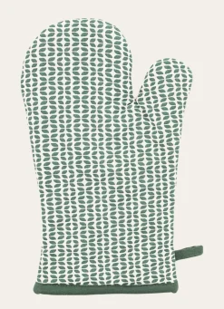 Sale Bouchara GANT DE CUISINE EN COTON IMPRIMÉ MINI MOTIFS THYM