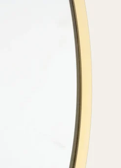 Best Bouchara GRAND MIROIR DEMI-LUNE AVEC CADRE EN MÉTAL DORÉ