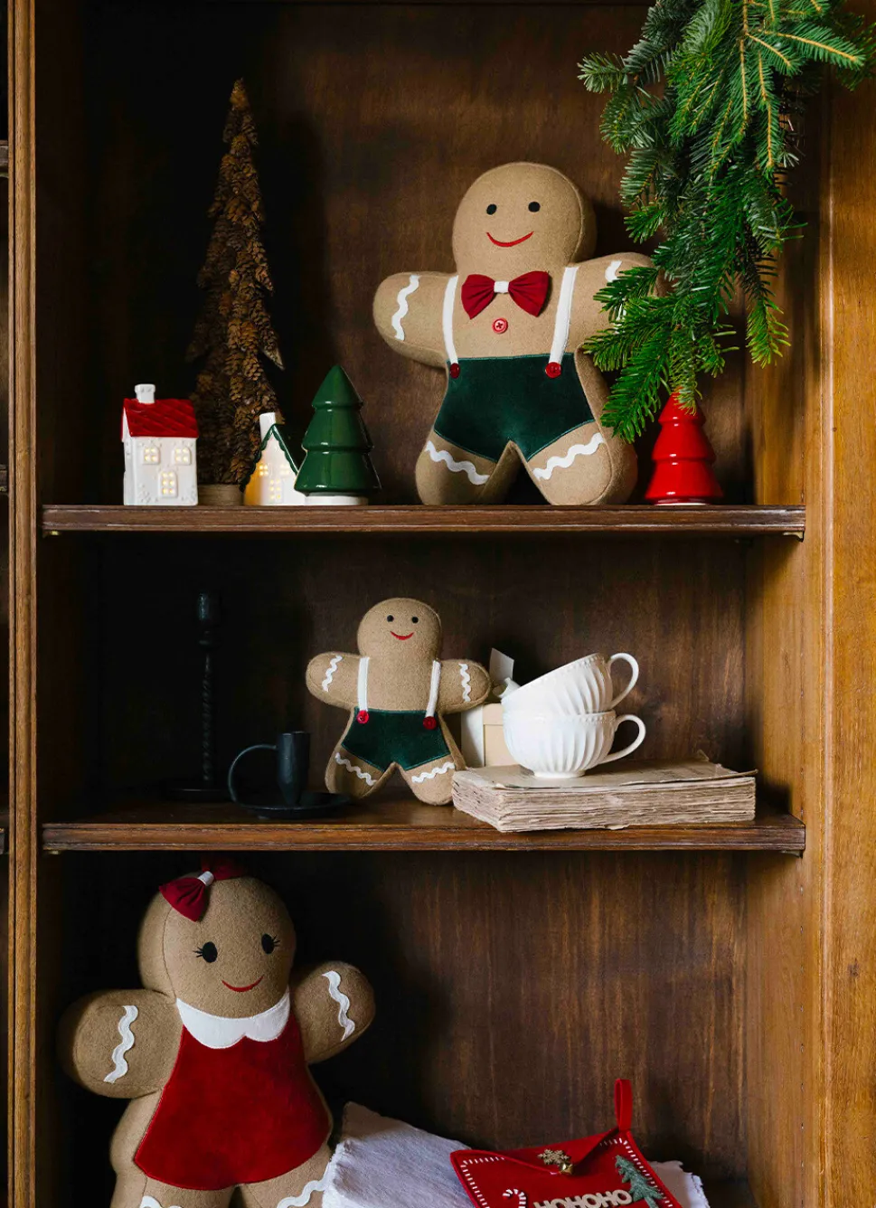 Hot Bouchara GRAND SAPIN DÉCORATIF EN BOIS BRUN