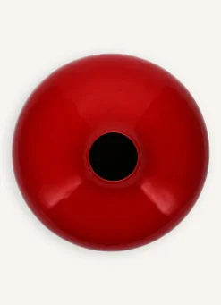 Online Bouchara GRAND VASE EN MÉTAL COLORÉ FINITION ÉMAILLÉE TERRE