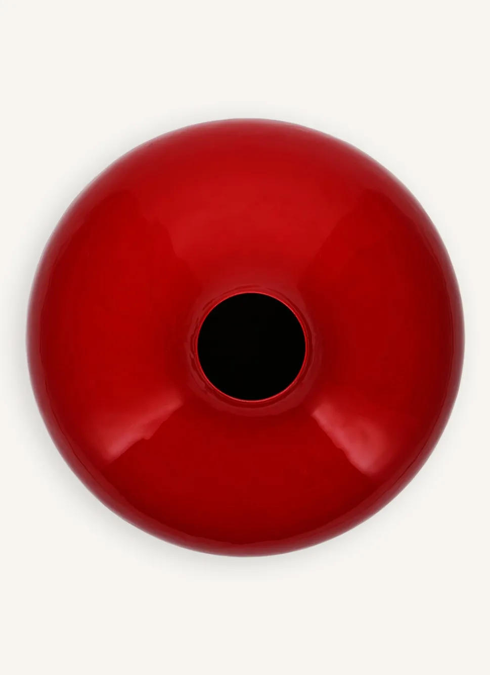 Online Bouchara GRAND VASE EN MÉTAL COLORÉ FINITION ÉMAILLÉE TERRE