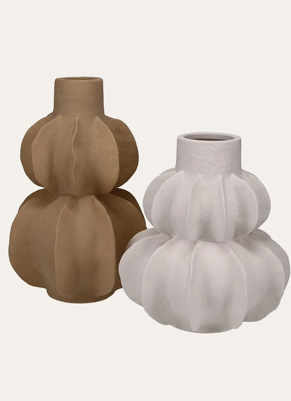 Online Bouchara GRAND VASE MERINGUE BEIGE