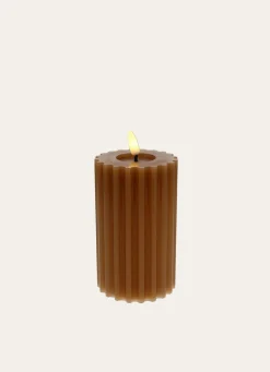 New Bouchara GRANDE BOUGIE EN CIRE CARAMEL