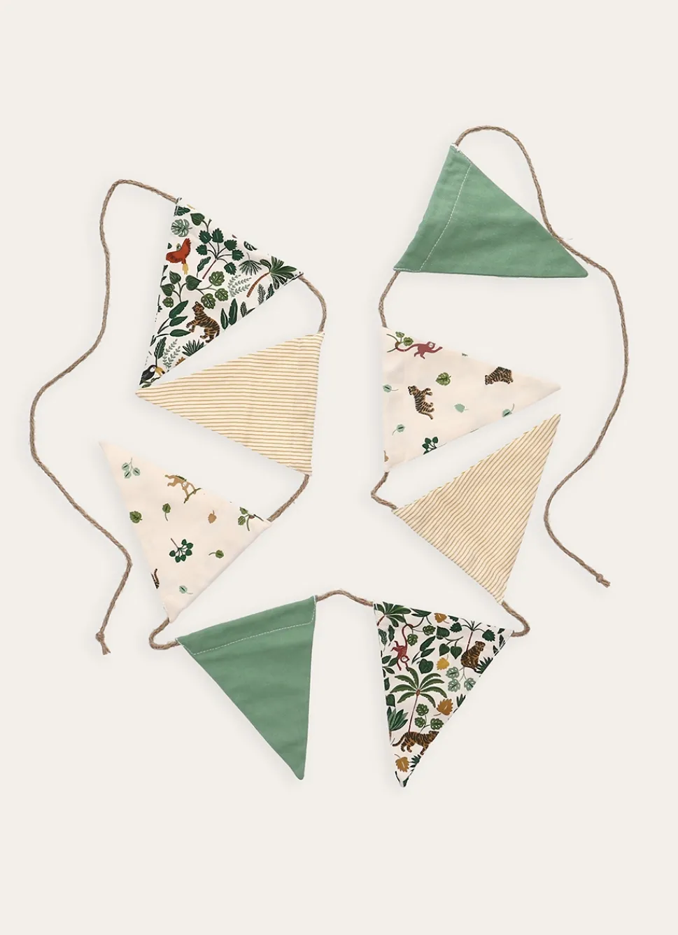 Online Bouchara GUIRLANDE DE FANIONS MOTIFS JUNGLE MULTICOLORE