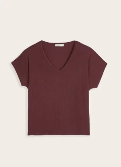 Sale Bouchara HAUT DE PYJAMA BORDEAUX