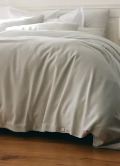 New Bouchara HOUSSE DE COUETTE COTON ET CACHEMIRE AMANDE