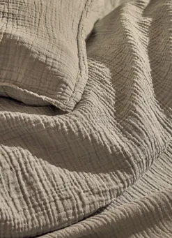 New Bouchara HOUSSE DE COUETTE DOUBLE GAZE DE COTON MOUSSE