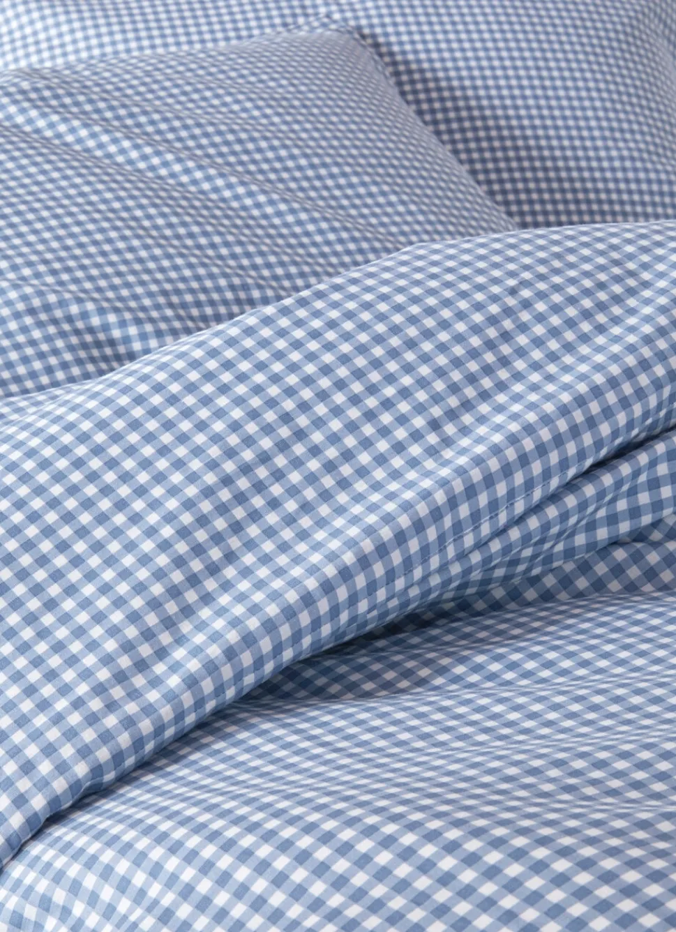 New Bouchara HOUSSE DE COUETTE EN COTON VICHY BLEU