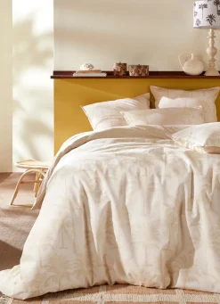 New Bouchara HOUSSE DE COUETTE EN COTON IMPRIMÉE PALMIERS GHANA SEIGLE