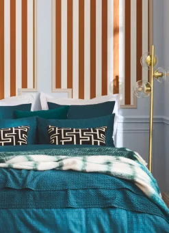 Discount Bouchara HOUSSE DE COUETTE EN JACQUARD DE COTON ULYSSE ÉMERAUDE