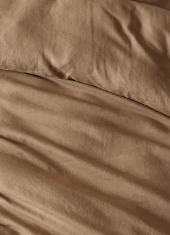 Bouchara HOUSSE DE COUETTE EN LIN LAVÉ TAUPE