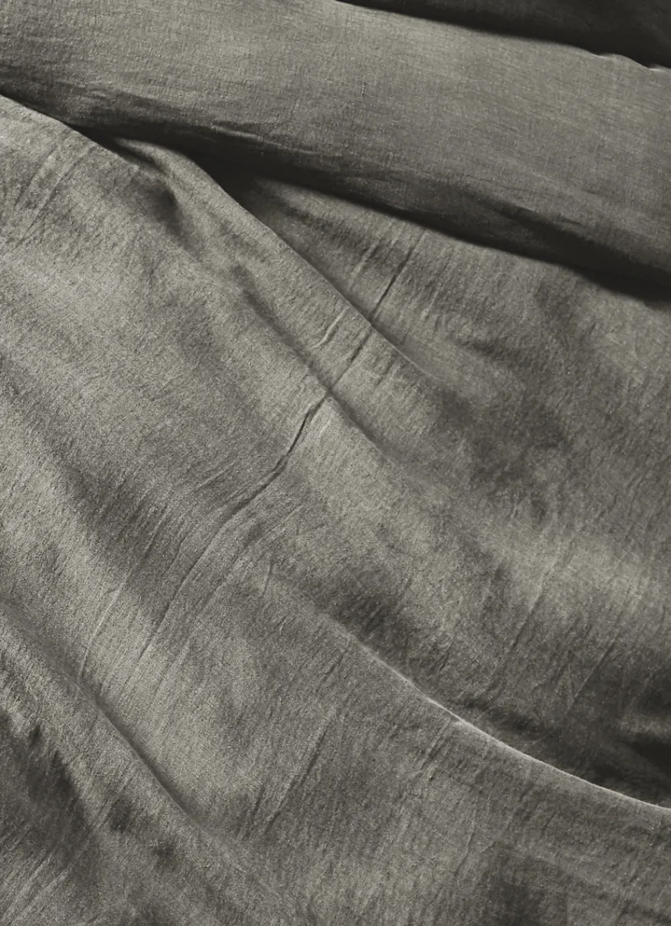 Hot Bouchara HOUSSE DE COUETTE EN LIN LAVÉ VERT DE GRIS