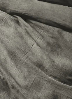 Bouchara HOUSSE DE COUETTE EN LIN LAVÉ VERT DE GRIS