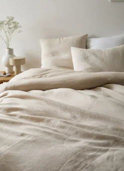 Sale Bouchara HOUSSE DE COUETTE EN LIN LAVÉ ARGILE