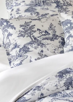 New Bouchara HOUSSE DE COUETTE EN SATIN DE COTON HÉLOÏSE ARDOISE