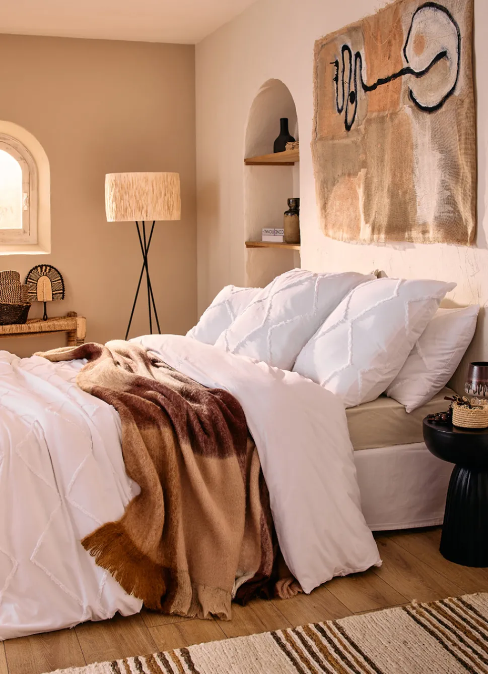 Best Bouchara HOUSSE DE COUETTE ÉMOTION IVOIRE