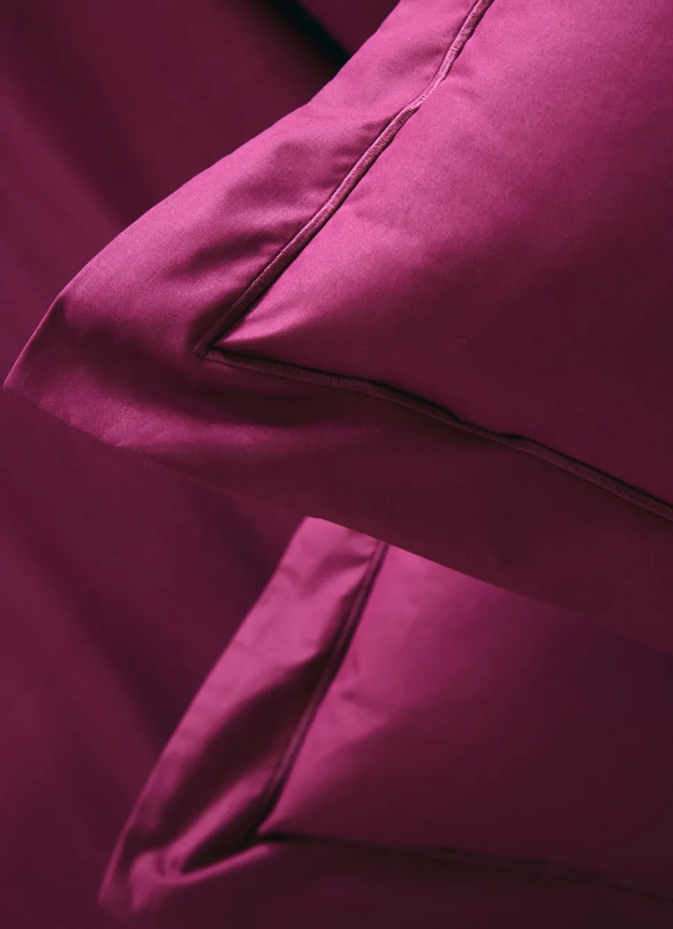 New Bouchara HOUSSE DE COUETTE UNIE EN PERCALE DE COTON GRENAT