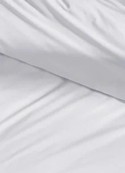 Discount Bouchara HOUSSE DE COUETTE UNIE EN PERCALE DE COTON BLANC