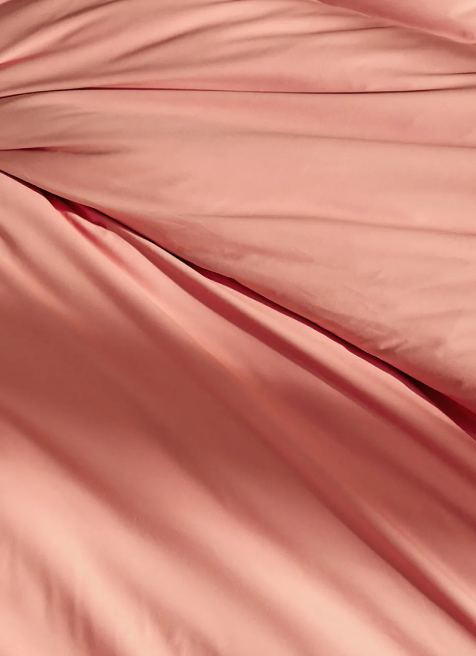 Hot Bouchara HOUSSE DE COUETTE UNIE EN PERCALE DE COTON CORAIL