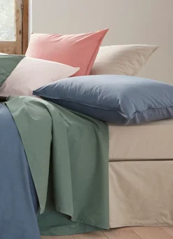 Sale Bouchara HOUSSE DE COUETTE UNIE EN COTON LAVÉ BIO ECRU