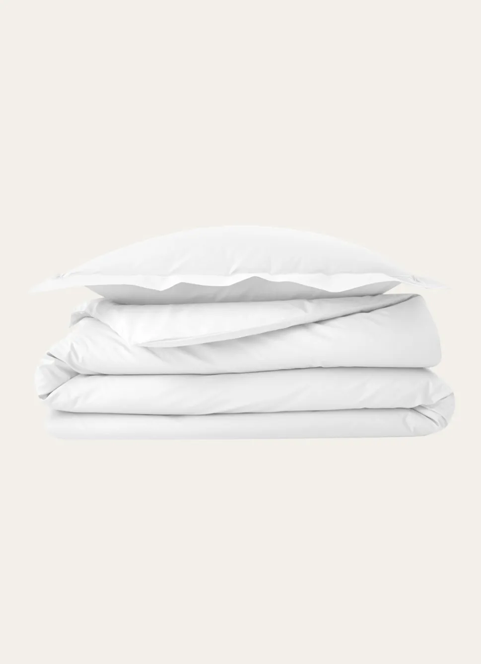 Best Bouchara HOUSSE DE COUETTE UNIE EN PERCALE DE COTON BLANC
