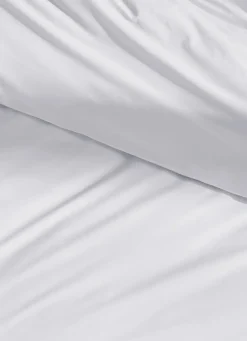 Best Bouchara HOUSSE DE COUETTE UNIE EN PERCALE DE COTON BLANC