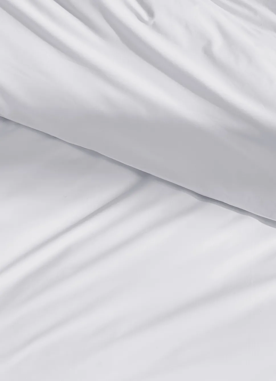 Best Bouchara HOUSSE DE COUETTE UNIE EN PERCALE DE COTON BLANC