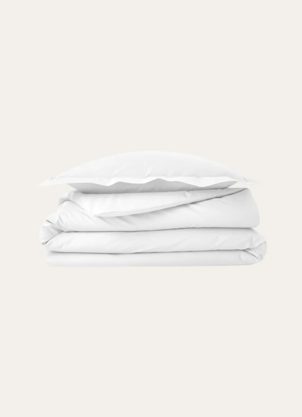 Best Bouchara HOUSSE DE COUETTE UNIE EN PERCALE DE COTON BLANC