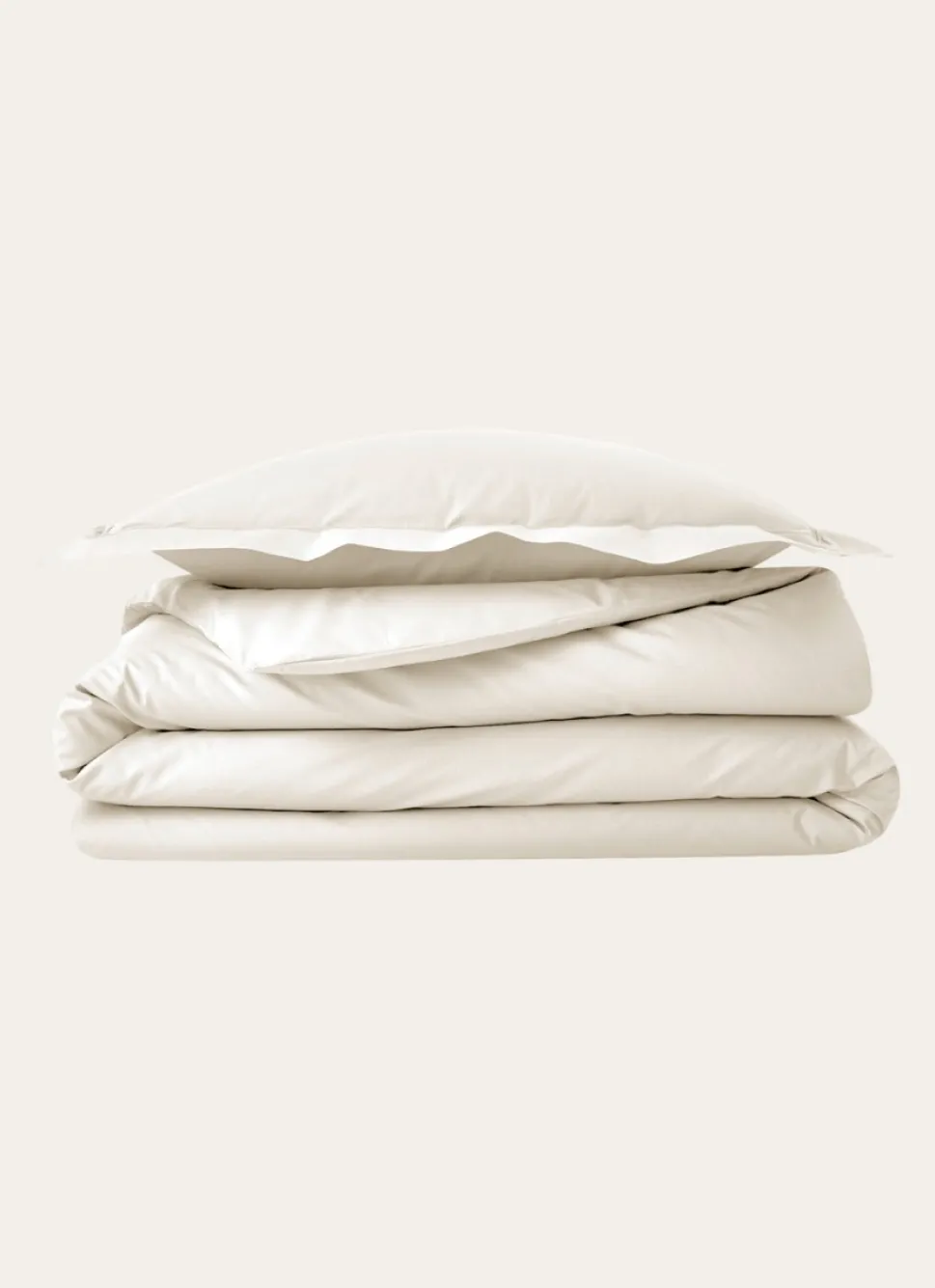 Outlet Bouchara HOUSSE DE COUETTE UNIE EN PERCALE DE COTON ECRU