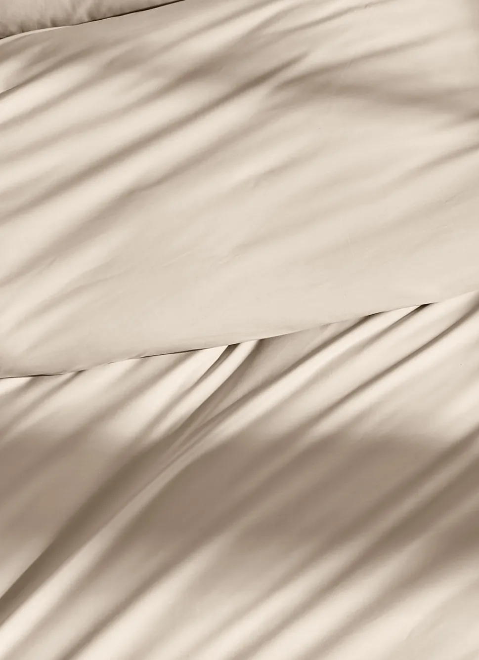 Best Bouchara HOUSSE DE COUETTE UNIE EN PERCALE DE COTON SABLE