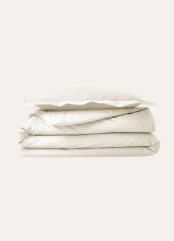 Best Bouchara HOUSSE DE COUETTE UNIE EN PERCALE DE COTON ECRU