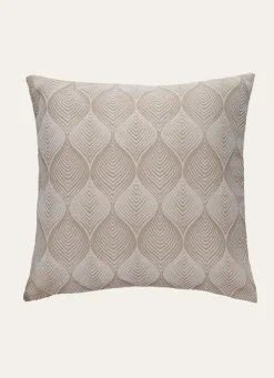 Best Bouchara HOUSSE DE COUSSIN EN JACQUARD CHENILLE IVOIRE