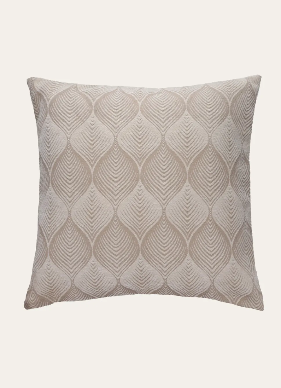 Best Bouchara HOUSSE DE COUSSIN EN JACQUARD CHENILLE IVOIRE