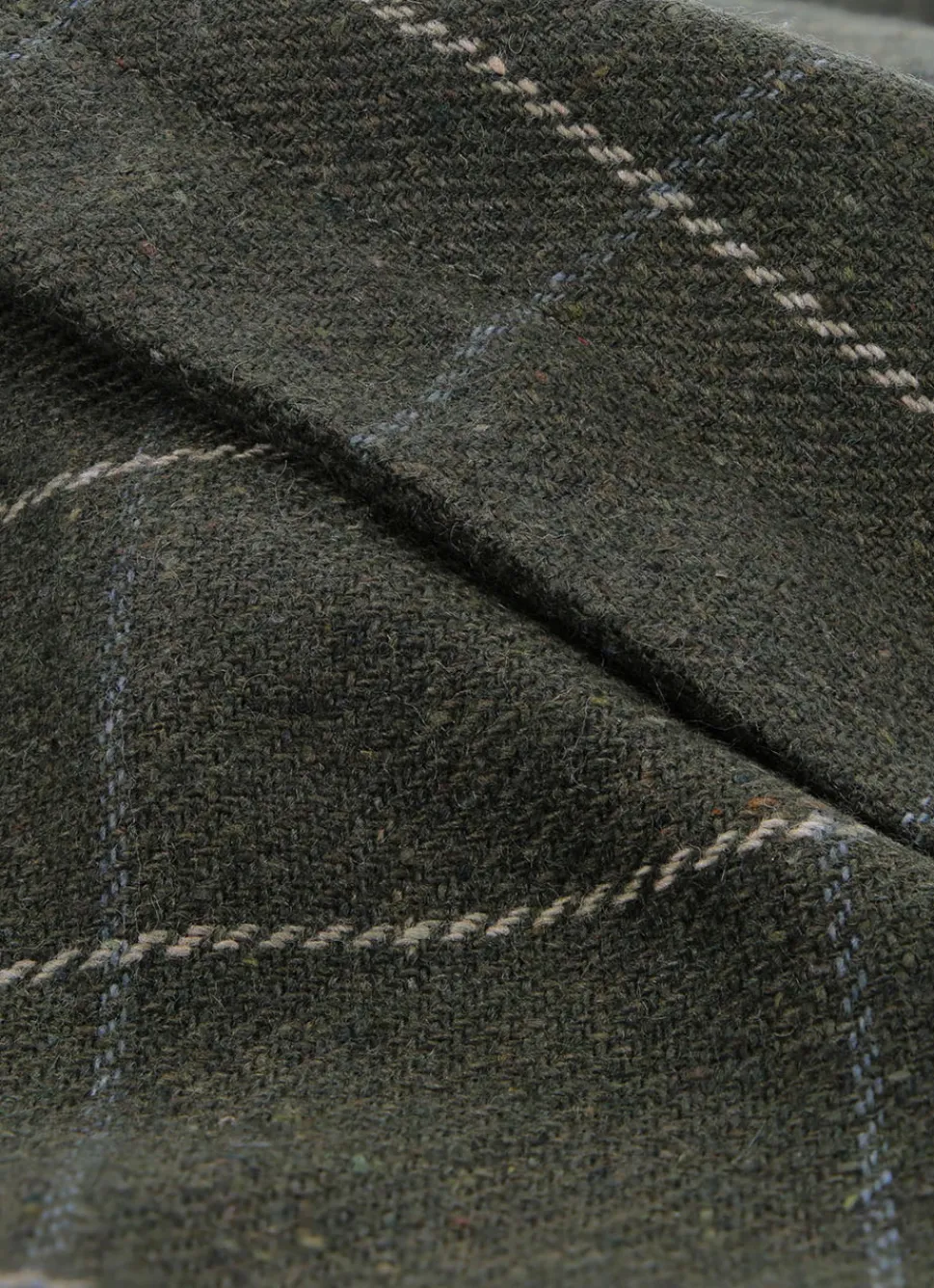 Best Bouchara HOUSSE DE COUSSIN JACQUARD À CARREAUX VERT FONCE