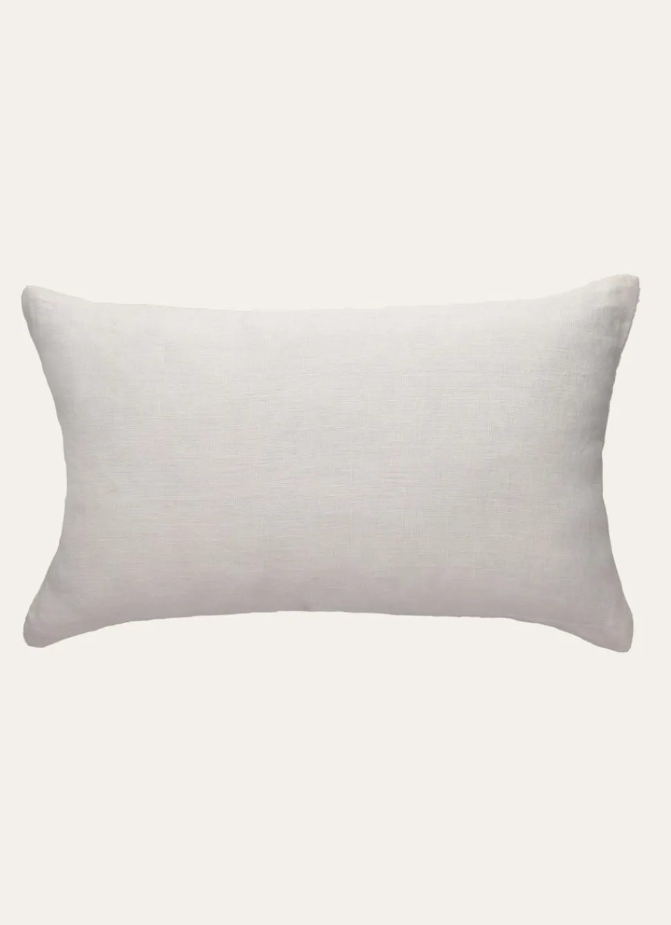 Outlet Bouchara HOUSSE DE COUSSIN RECTANGULAIRE EN LIN LAVÉ BLANC