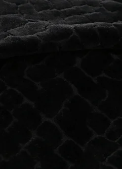 Discount Bouchara HOUSSE DE COUSSIN VELOURS MOTIFS JACQUARD Noir