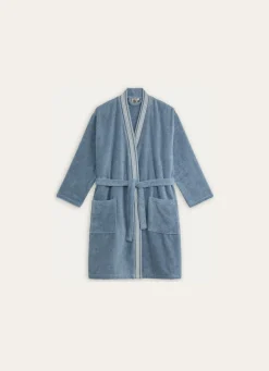 Discount Bouchara KIMONO AVEC LITEAU RAYÉ BLEU