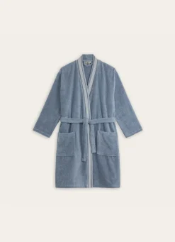 Discount Bouchara KIMONO AVEC LITEAU RAYÉ BLEU