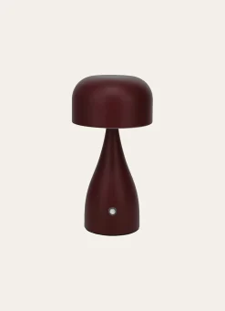 Clearance Bouchara LAMPE À POSER FORME CHAMPIGNON BORDEAUX