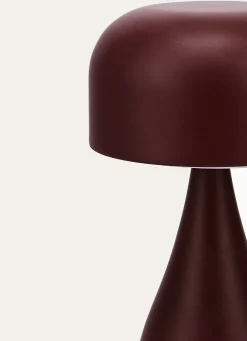 Clearance Bouchara LAMPE À POSER FORME CHAMPIGNON BORDEAUX