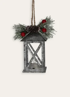 Sale Bouchara LANTERNE DE NOËL À SUSPENDRE GRIS