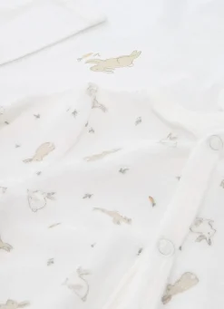 Best Bouchara LAPIN SET GRENOUILLÈRE ET BODY ÉCRU