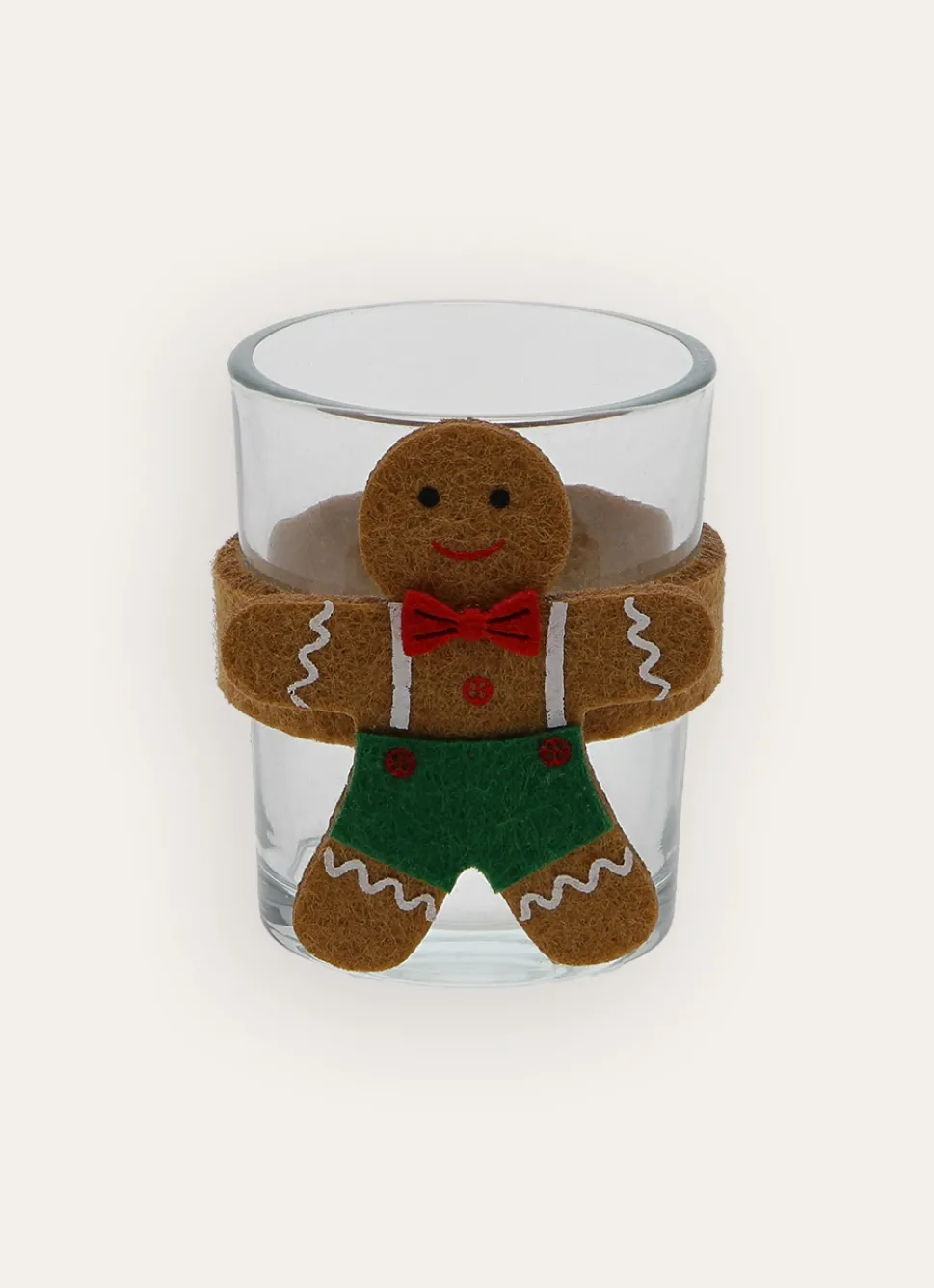 Online Bouchara LOT 2 PHOTOPHORES DE NOËL MR & MME PAIN D'ÉPICES BRUN