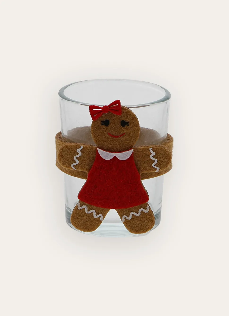 Online Bouchara LOT 2 PHOTOPHORES DE NOËL MR & MME PAIN D'ÉPICES BRUN